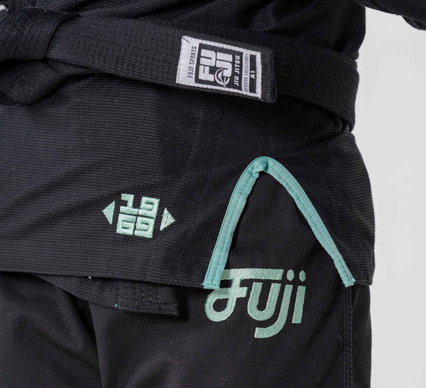 Womens Flow-Tech BJJ Gi Black/Mint