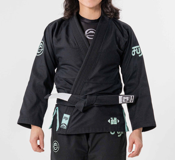 Womens Flow-Tech BJJ Gi Black/Mint