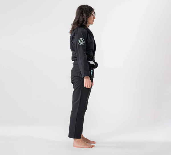 Womens Flow-Tech BJJ Gi Black/Mint