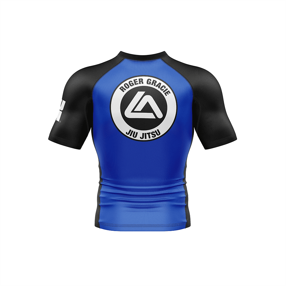 Roger Gracie Jiu Jitsu Ranked Rashguard Blue