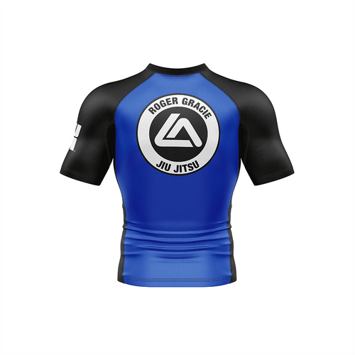 Roger Gracie Jiu Jitsu Ranked Rashguard Blue