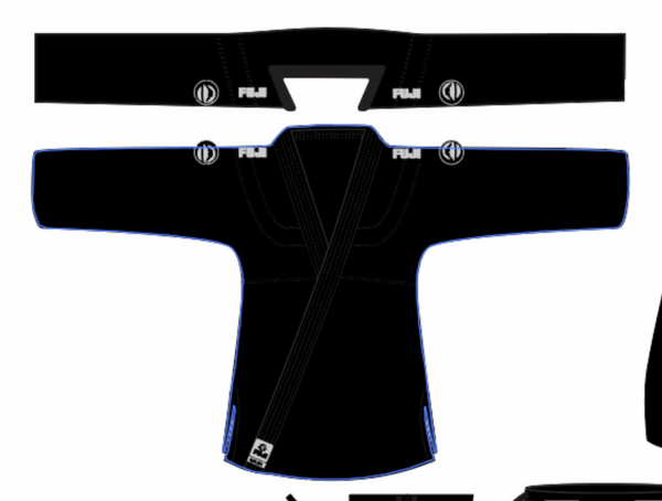 Womens Baseline 2.0 Slim Fit BJJ Gi Black Mint