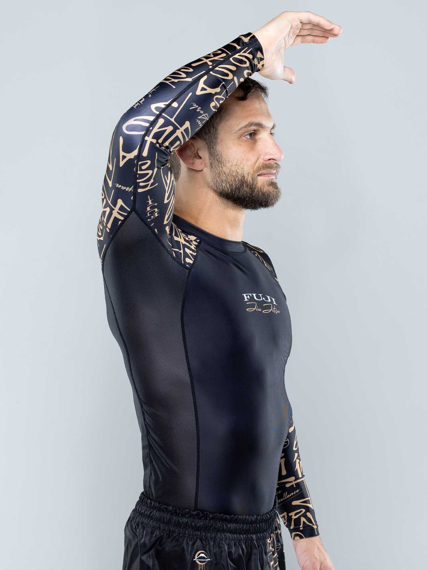 Shinobi Long Sleeve Rashguard Black