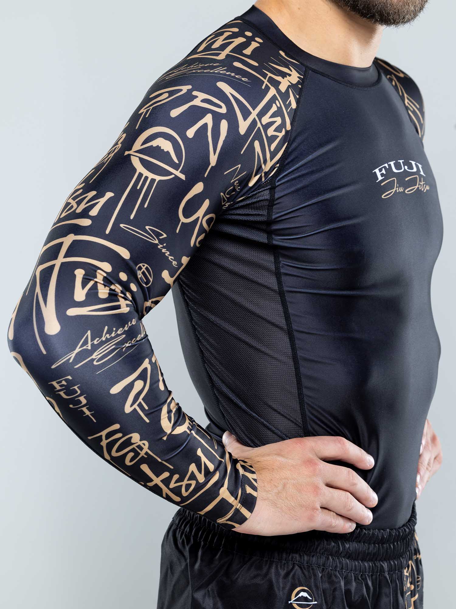 Shinobi Long Sleeve Rashguard Black