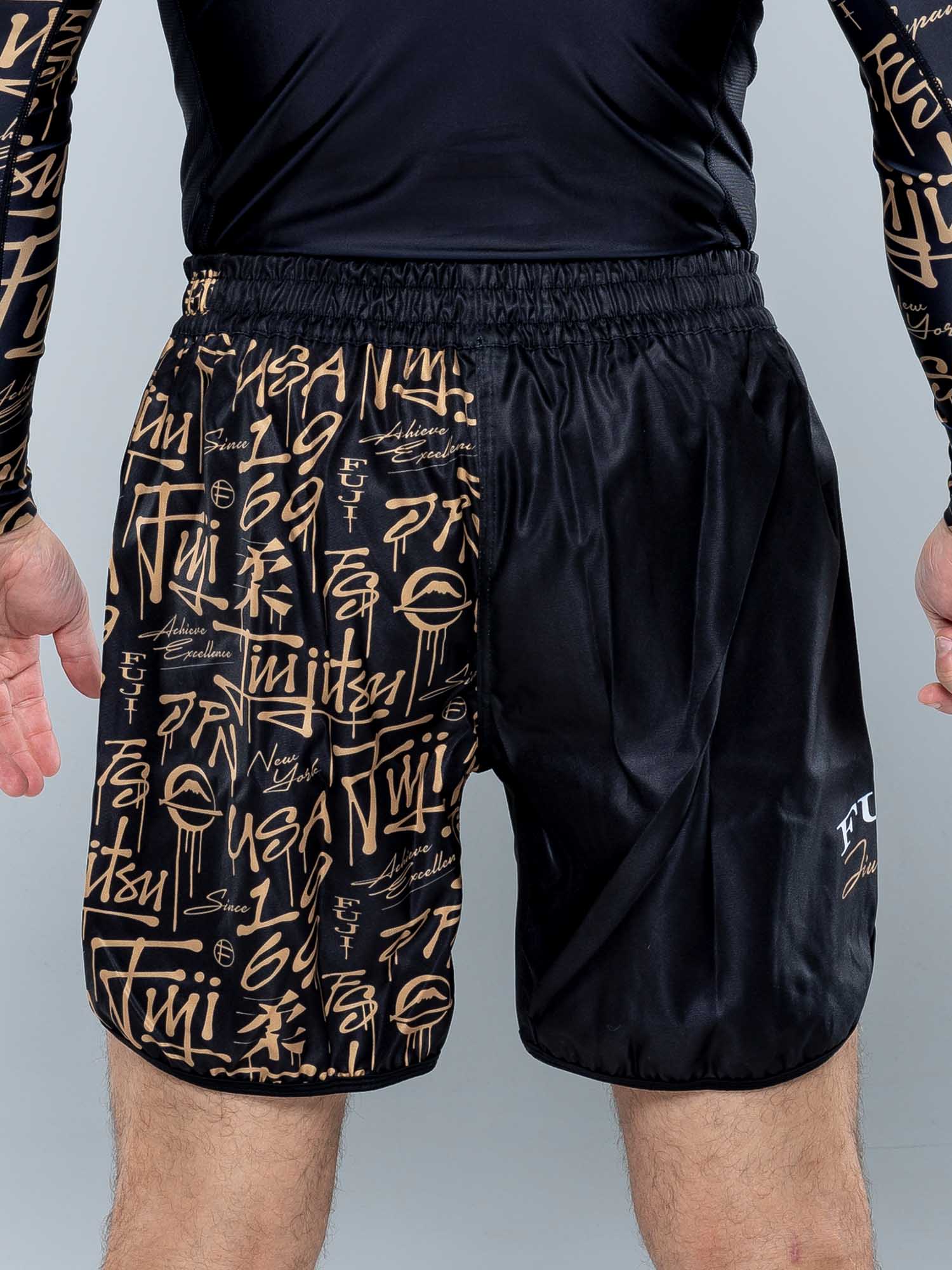 Shinobi Fight Shorts Black