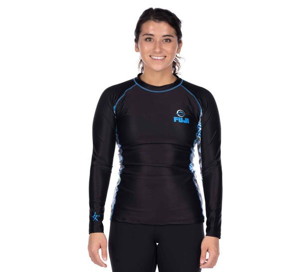 Kimono Kid's Long Sleeve Rashguard Blue