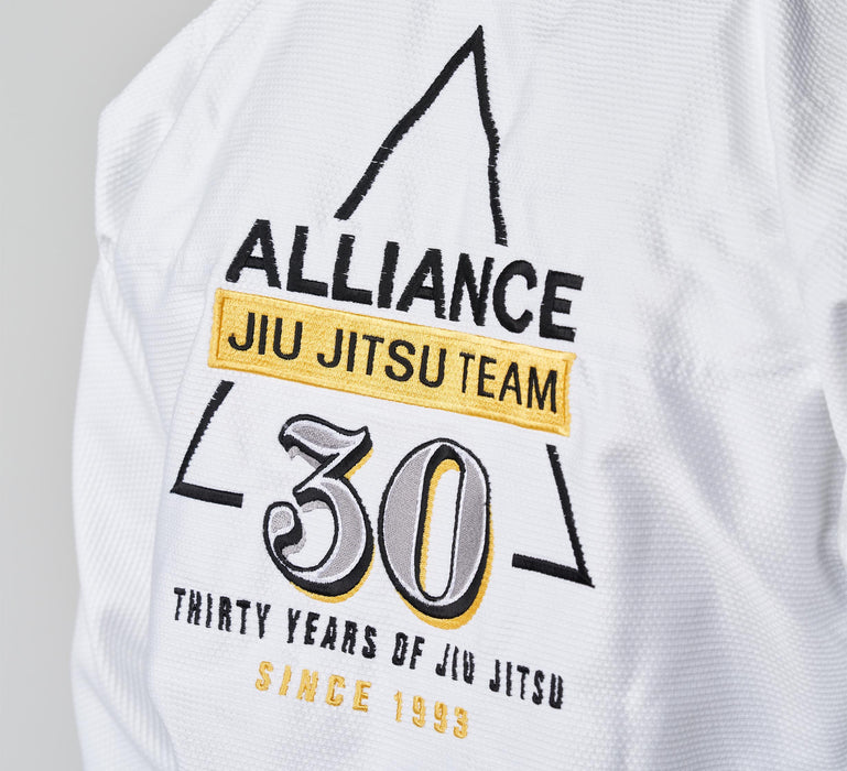 Alliance Limited Edition 30th Anniversary BJJ Gi White