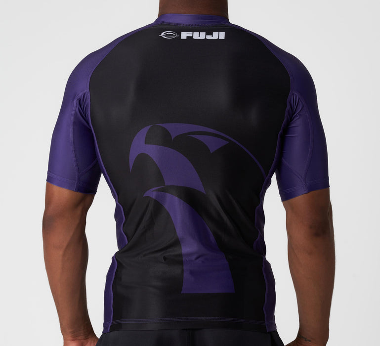 FUJI x Alliance Ranked Short Sleeve Rashguard Purple