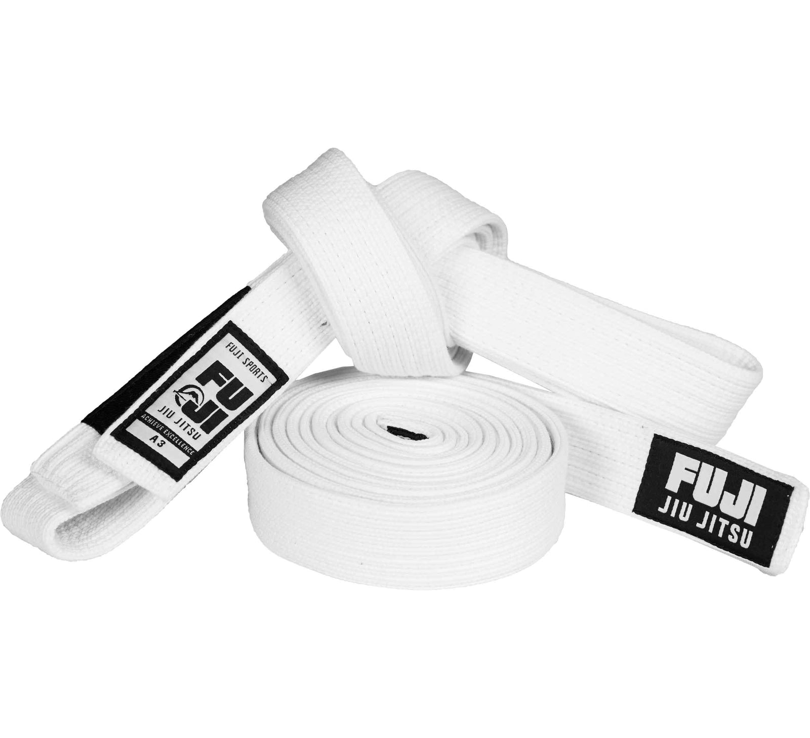 Premium Pearl Weave BJJ Belt White
