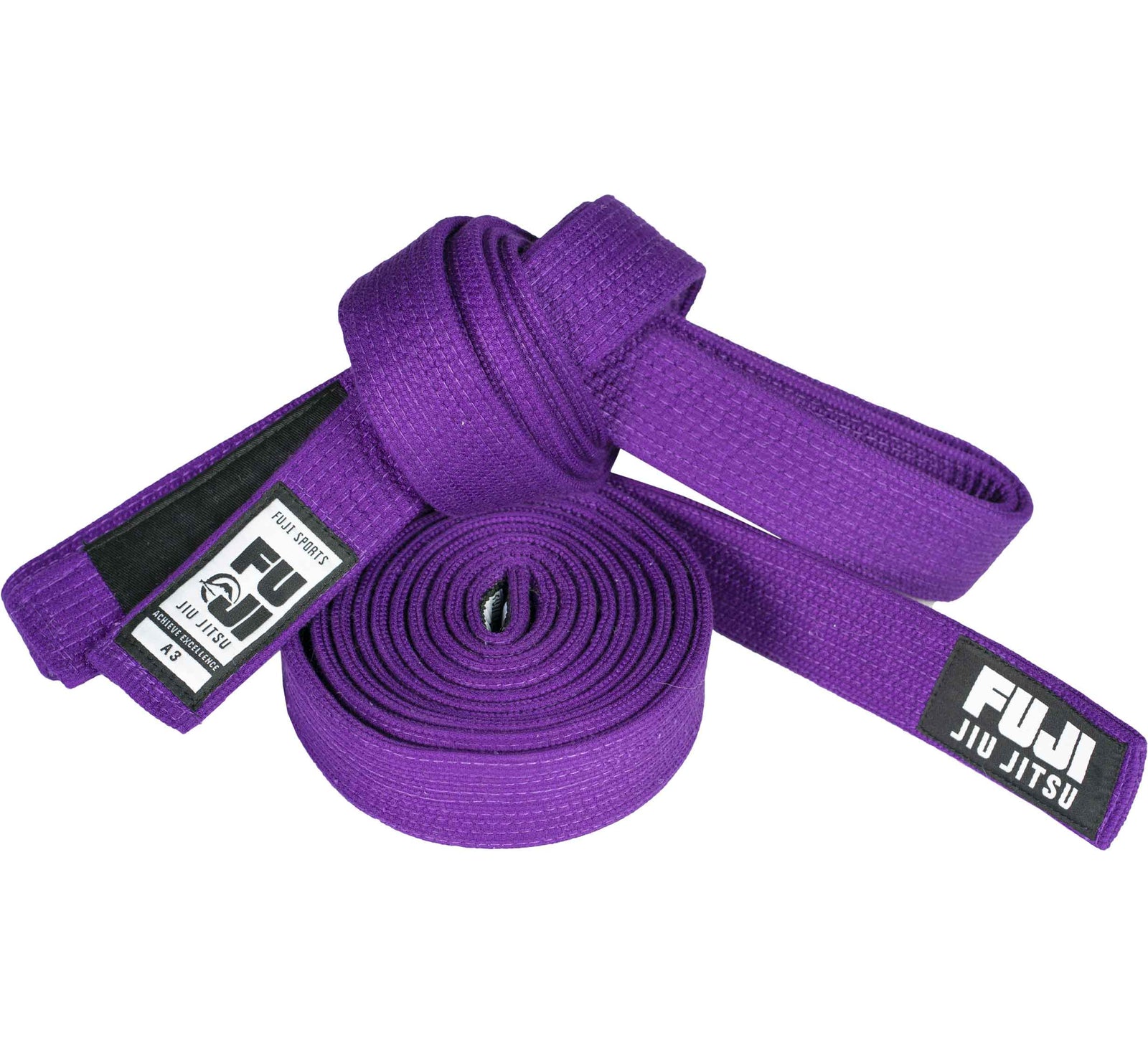 Premium Pearl Weave BJJ Belt Purple