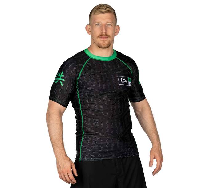 Team FUJI Short Sleeve Rashguard Red