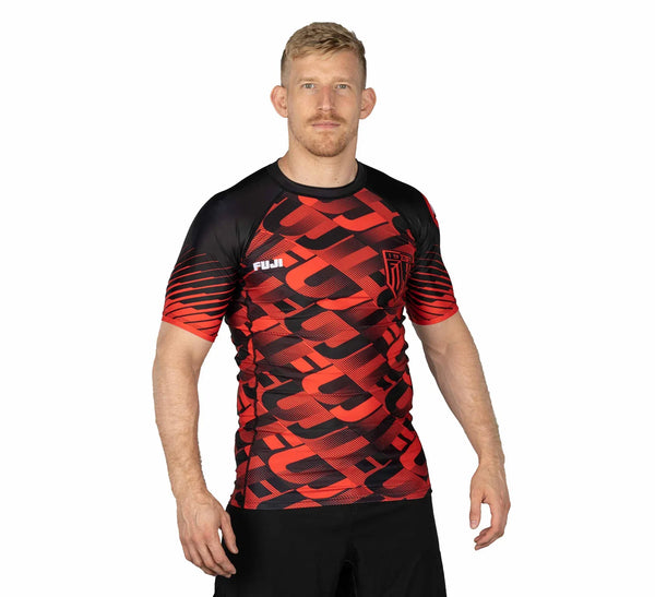 Match Short Sleeve Rashguard Red