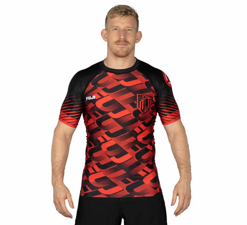 Match Short Sleeve Rashguard Red