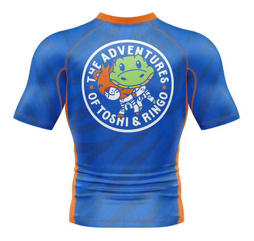 Kids Toshi Rashguard Blue/Orange