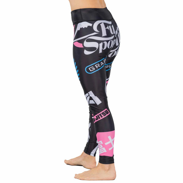 Fuji XTR Women Spats Black/Pink V1