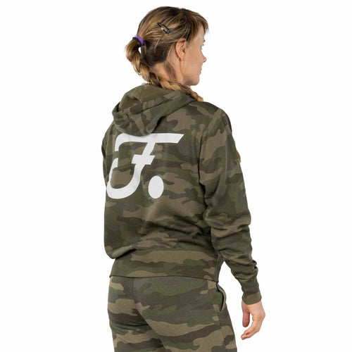 Fuji Forest Camo Womens Hoodie