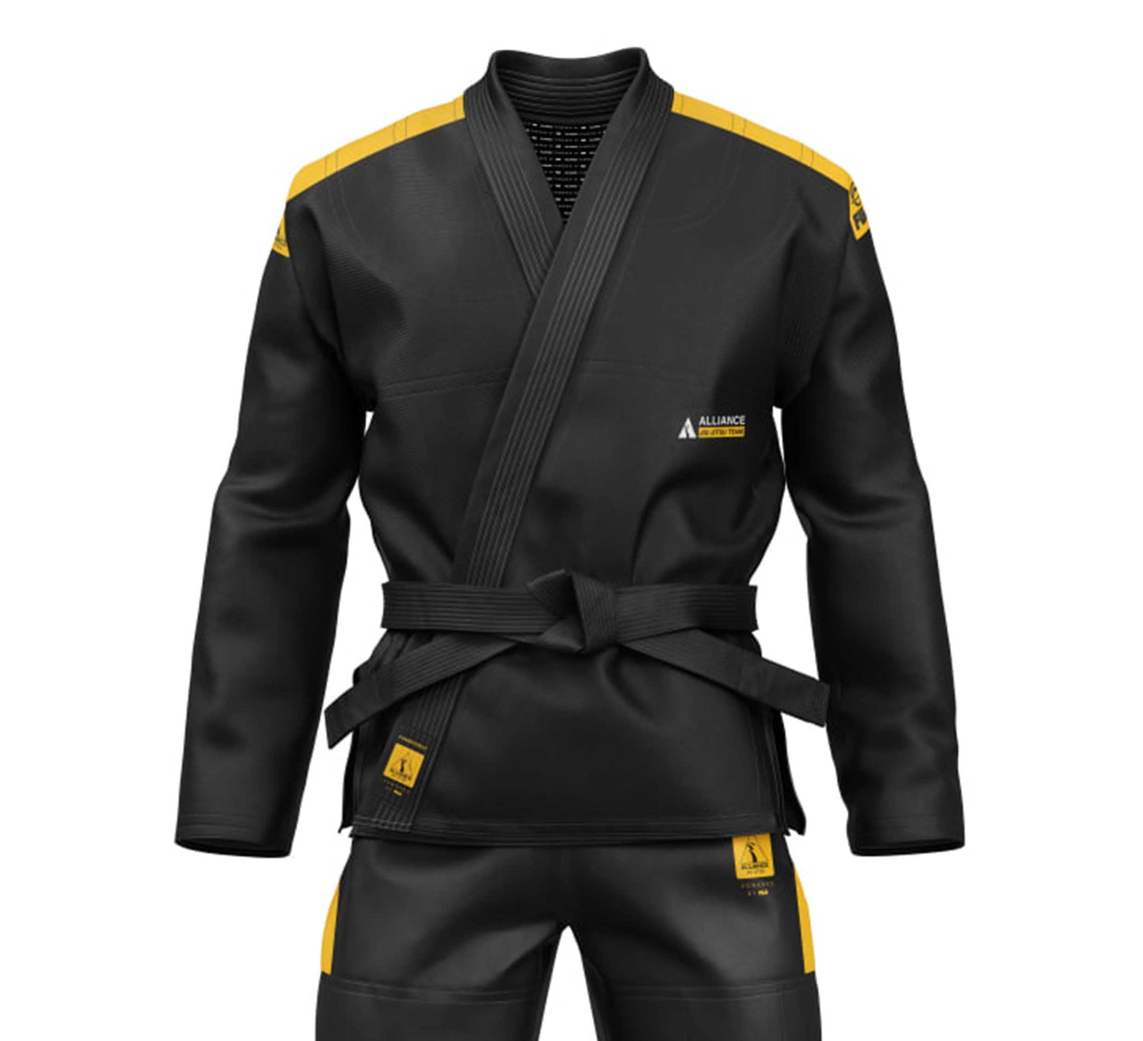 FUJI x Alliance Competition BJJ Gi Black