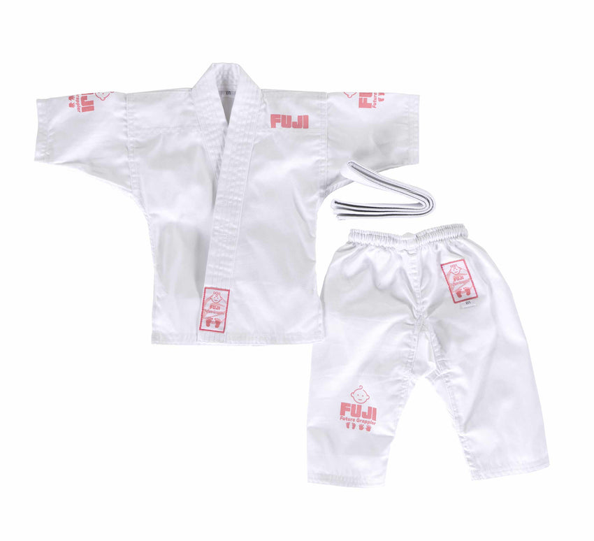 Fuji Signature Single Weave Judogi – Blue, Size 5, 100% Cotton, Includes White Belt For Judo/BJJ/Aikido